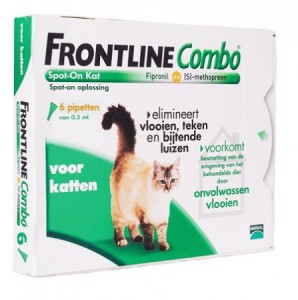 Afbeelding Frontline Combo Spot on Kat 6 pipetten door DierenwinkelXL.nl