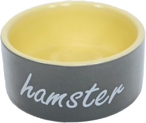 Hm Voerbak Keramiek Hamster - Voerbak - 6 cm Grijs