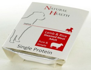 Natural health steamed lamb en rice 7x 395gr