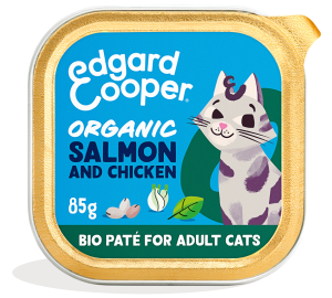 Edgard & Cooper Adult Paté Bio Salm & Chicken 85 gram