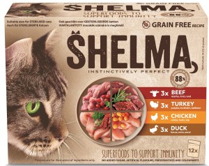 Shelma Multipack Vlees 12 x 85 gram - Filets in saus