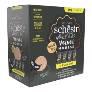 Schesir After Dark Velvet Mousse Variatie-Pack 12 x 80 gr