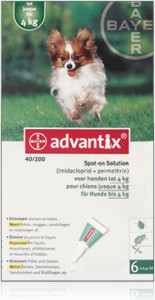 Afbeelding Advantix - Hond 40 (0-4kg) door DierenwinkelXL.nl