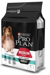 Afbeelding Pro Plan Optiderma Medium Adult Sensitive Skin hondenvoer 14 kg door DierenwinkelXL.nl
