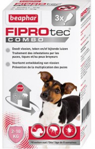 Afbeelding Beaphar FiproTec Combo hond 2-10 kg Anti-Vlo Per stuk door DierenwinkelXL.nl