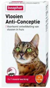 Afbeelding Beaphar Vlooien Anti-Conceptie (tot 4,5 kg) kat Per verpakking door DierenwinkelXL.nl