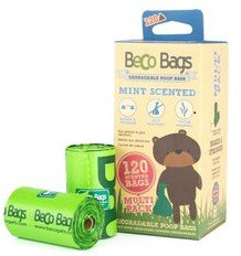 Afbeelding Beco Bags Mint - Travel Pack - 60 poepzakjes (4 x 15) door DierenwinkelXL.nl