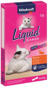 Afbeelding Vitakraft Liquid Snacks kattensnoep Eend door DierenwinkelXL.nl