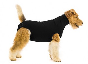 Afbeelding Suitical Recovery Suit Hond - M Plus - Zwart door DierenwinkelXL.nl