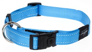 Afbeelding Rogz for dogs lumberjack halsband voor hond turquoise 25 mmx43-73 cm door DierenwinkelXL.nl