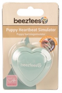 Afbeelding Beeztees puppy heartbeat simulator - hondenspeelgoed - groen - 5x5x2 cm door DierenwinkelXL.nl