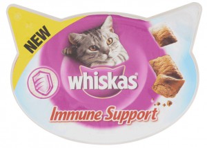 Afbeelding Whiskas Immune Support Kattensnoep 50 gram door DierenwinkelXL.nl
