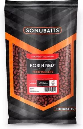 Een foto van een Sonubaits – Robin Red Feed Pellets 900gr