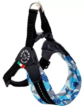 Een foto van een Tre Ponti – Fibbia Penny Licht Blauw Camouflage Verst.