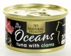 Een foto van een Natural Health Oceans – Tuna & Clams