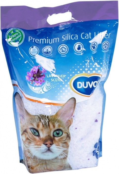 Duvo Plus - Premium Silica kattenbakvulling 5 liter, Geurloos - Afbeelding 2