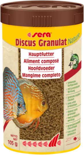 Een foto van een Sera – Discus Granulat