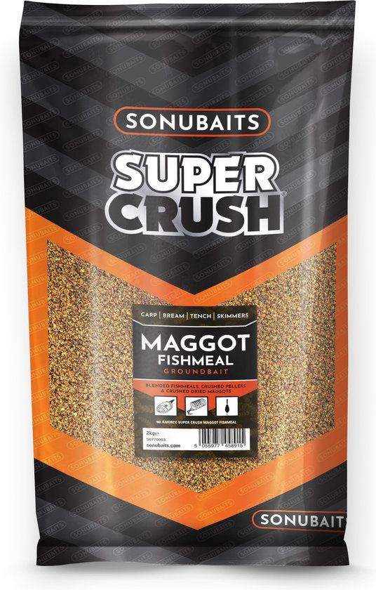 Sonubaits Super Crush Maggot Fishmeal Groundbait (2 kilo)