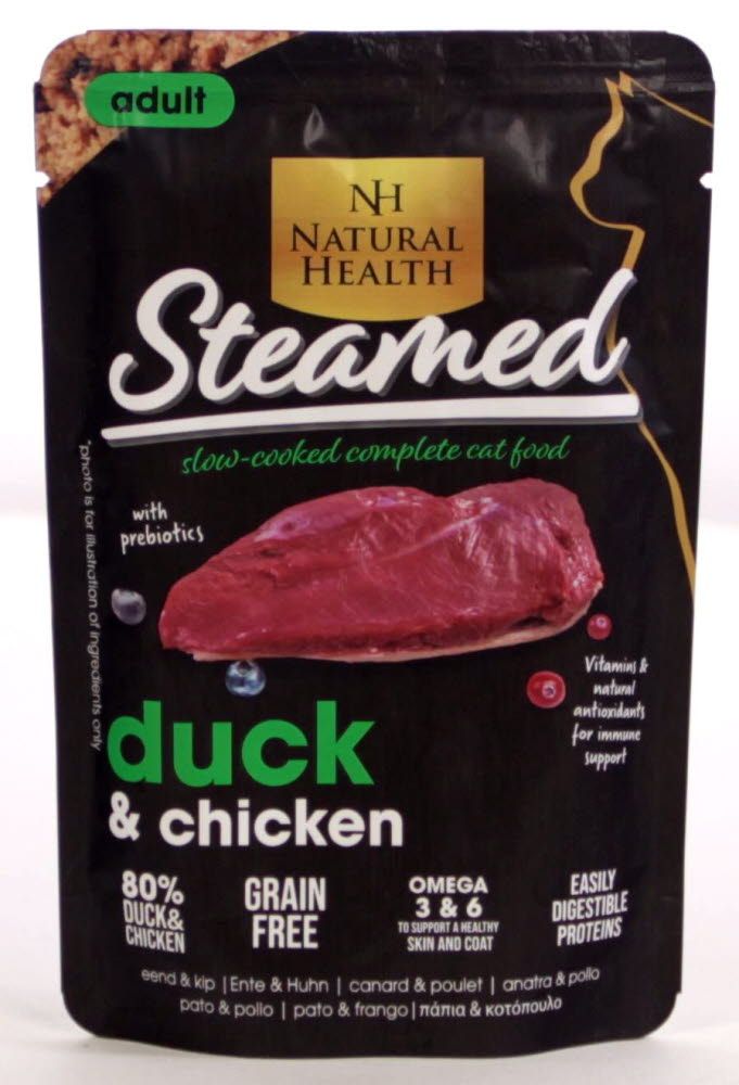 Natural Health - Cat Steamed Duck 85gr