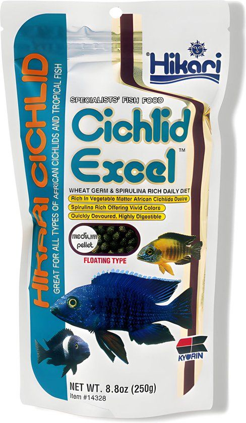 Hikari - Cichlid Excel Medium 250gr