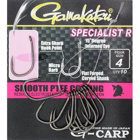 Gamakatsu - A1 G-Carp Specialist R Hooks Grey