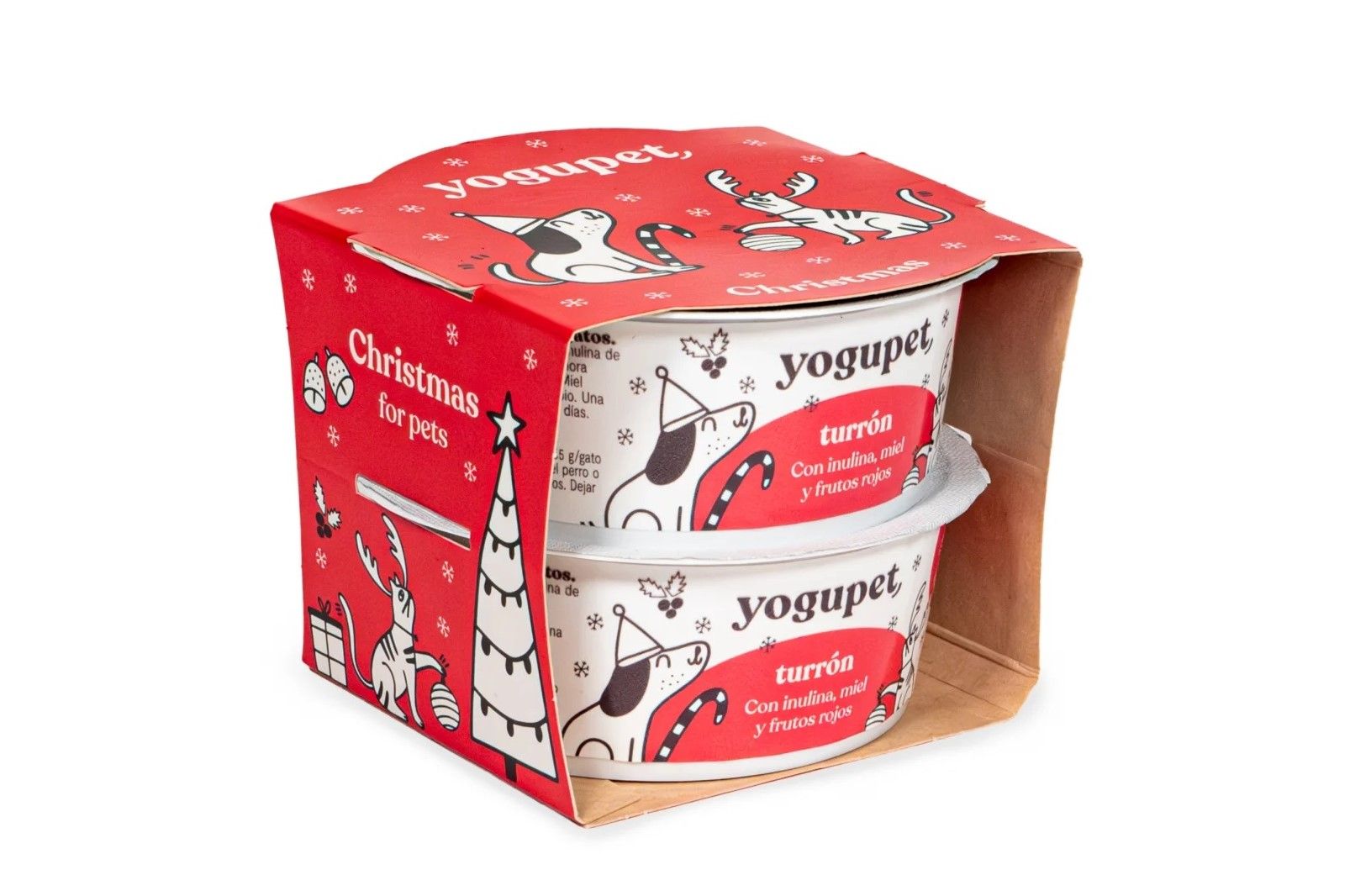 Yogupet - Duo Kerstverpakking hond & kat 2x110gr