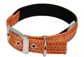 Een foto van een Ferplast – Greener Soft Halsband Oranje