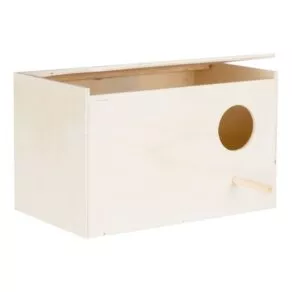 Een foto van een Trixie – Broedblok voor Valkparkieten van Hout 30x20x20cm