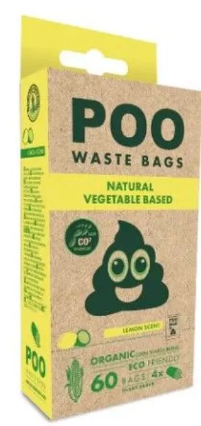 Een foto van een M-pets – Poo Dog Poepzakjes met Lemongeur, 60stuks