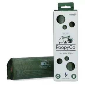 Een foto van een PoopyGo – Bio Eco Friendly grote poepzakrollen Lavendel