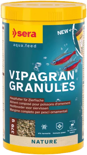 Een foto van een Sera – Vipagran Granules (voorheen vipagran)