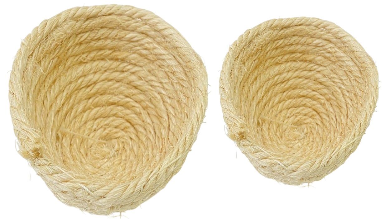 Sisal nestje - wit afbeelding
