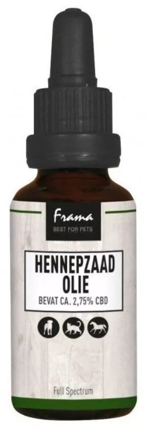 Een foto van een Frama – Hennepzaadolie 30ml