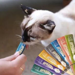 Een foto van een M-pets – Creamy Cat Treat 60gr (4x15gr)