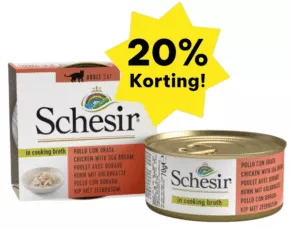 Een foto van een Schesir – in Bouillon – Kip met Zeebrasem