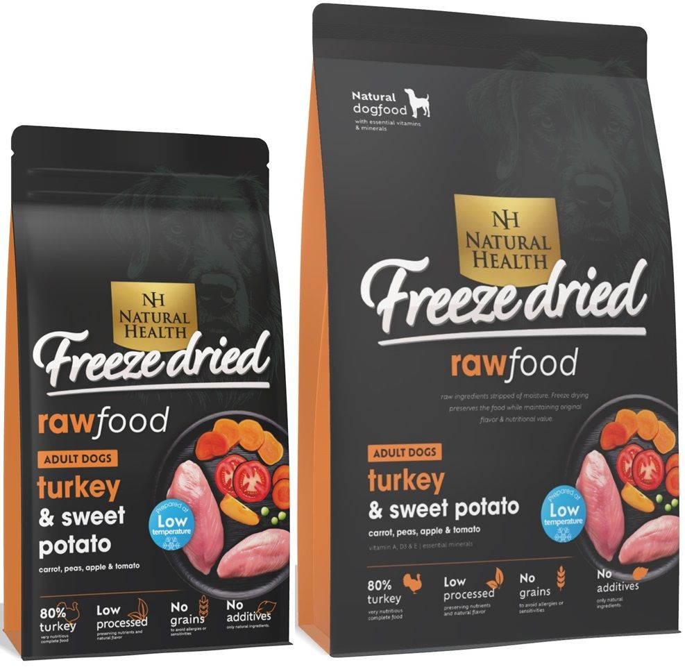 Natural Health Dog Freeze Dried Turkey 150gr afbeelding