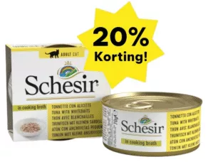 Een foto van een Schesir – in Bouillon – Tonijn met Kleine Ansjovissen