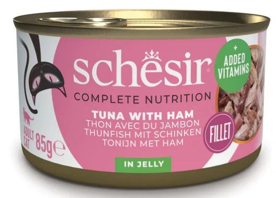 Schesir Complete Nutrition - Tonijn met Ham in Jelly, 85gr afbeelding