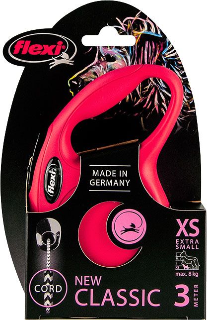 Flexi - New Classic Koord XSmall, 3m Rood afbeelding