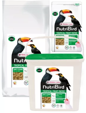 Een foto van een Nutribird – Tropical Fruit Patee