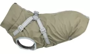 Een foto van een Trixie – Regenjas Pontis met Tuig, Olijfgroen
