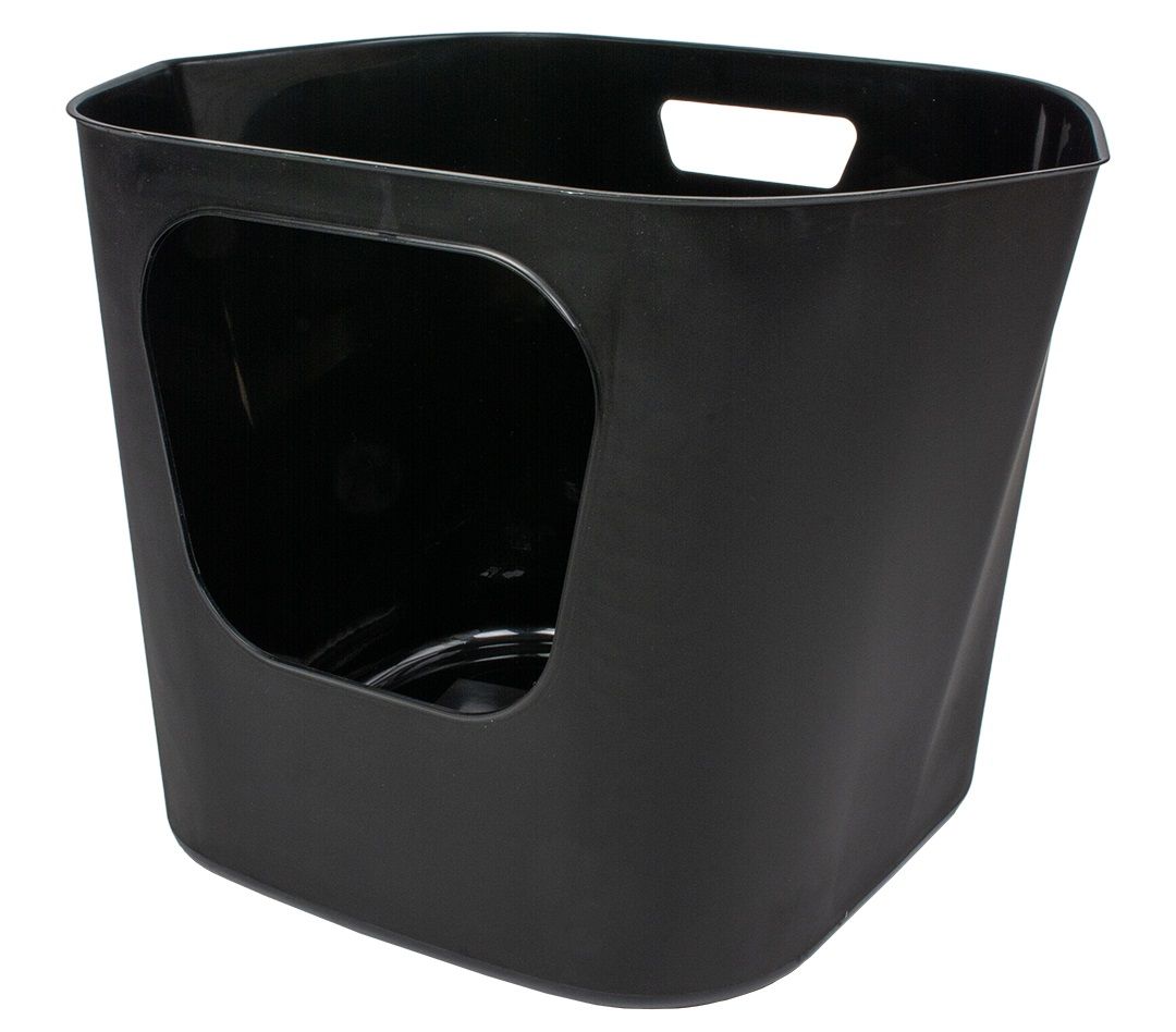 D&D Home - Open Gerecycleerde Kattenbak Dean Zwart afbeelding