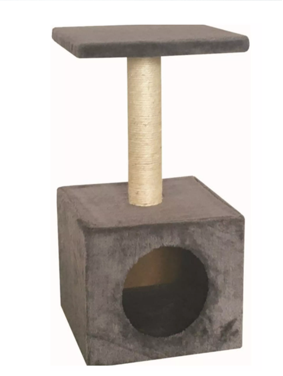 @Pet - Krabpaal met huis, Grijs afbeelding