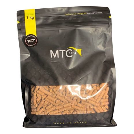 Mtc Baits - Hi-attract Pellets Strawberry Big Fish