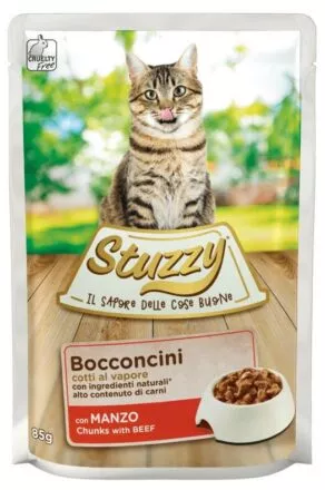 Een foto van een Stuzzy – Pouch – Rund stukjes, 85gr.