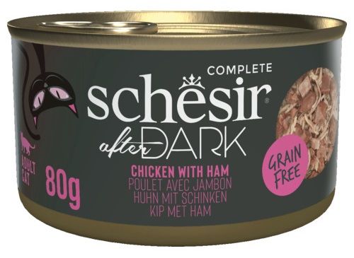 Schesir After Dark Complete - Kip & Ham in Bouillon 80gr