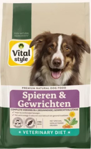 Een foto van een Vitalstyle Hond – Spieren&Gewrichten