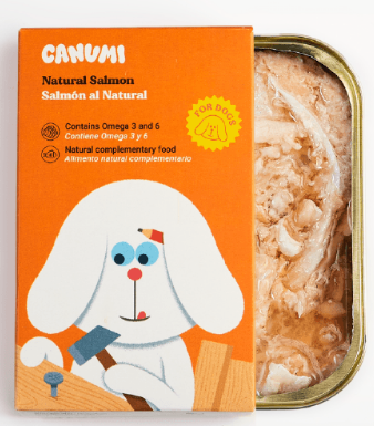 Canumi - Noorse Zalmfilet In Blik voor honden, 120gr