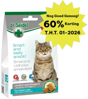 Een foto van een Dr Seidel – Snacks For Cats 50gr, Senior