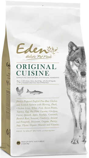 Een foto van een Eden Dog 80/20, Original Cuisine